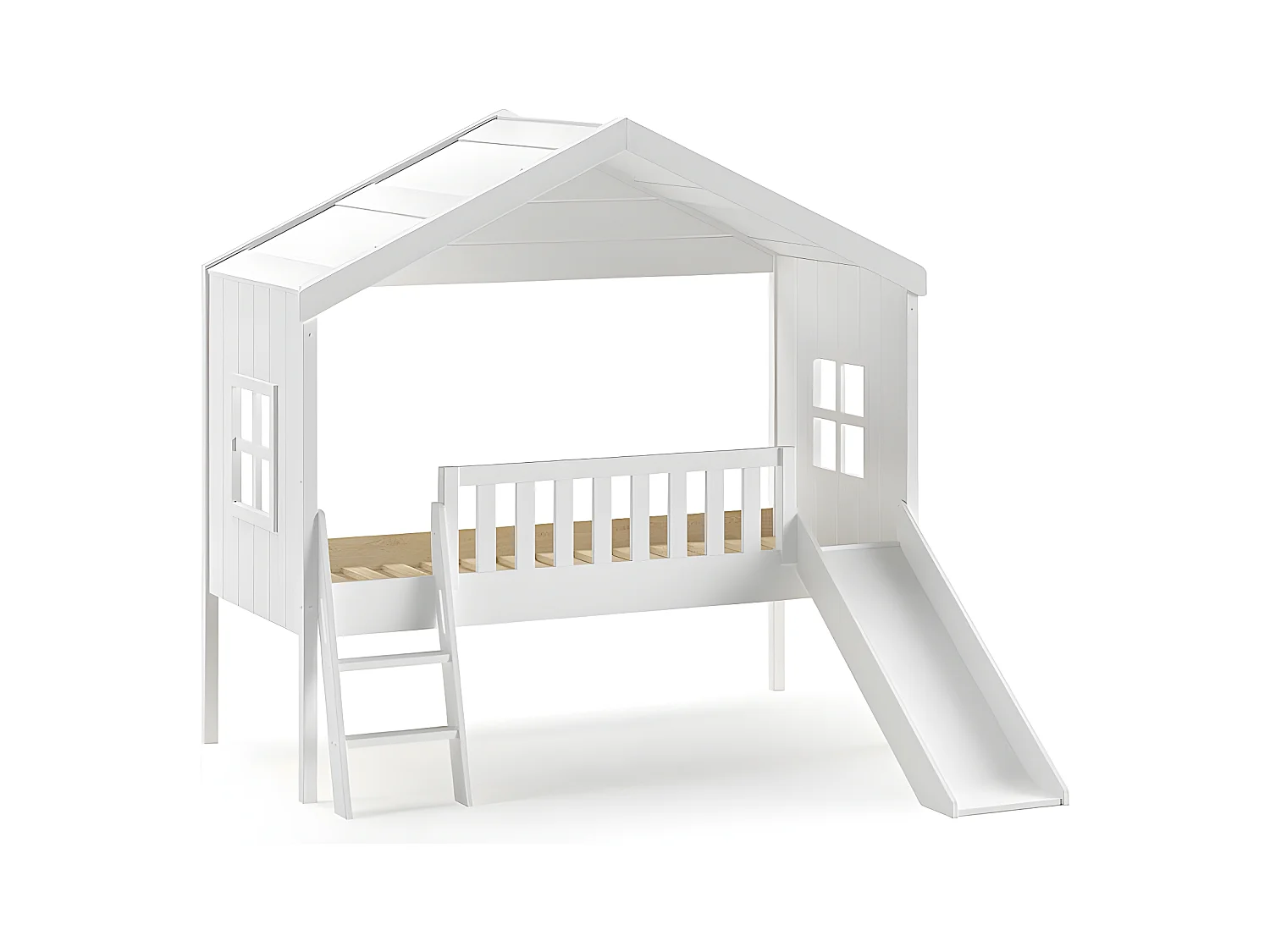 Lit Cabane HOUSEBED HB005 192x213x202 Blanc