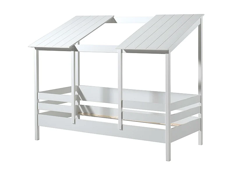 Letto Capanna HOUSEBED HB005 106x215x174 Bianco
