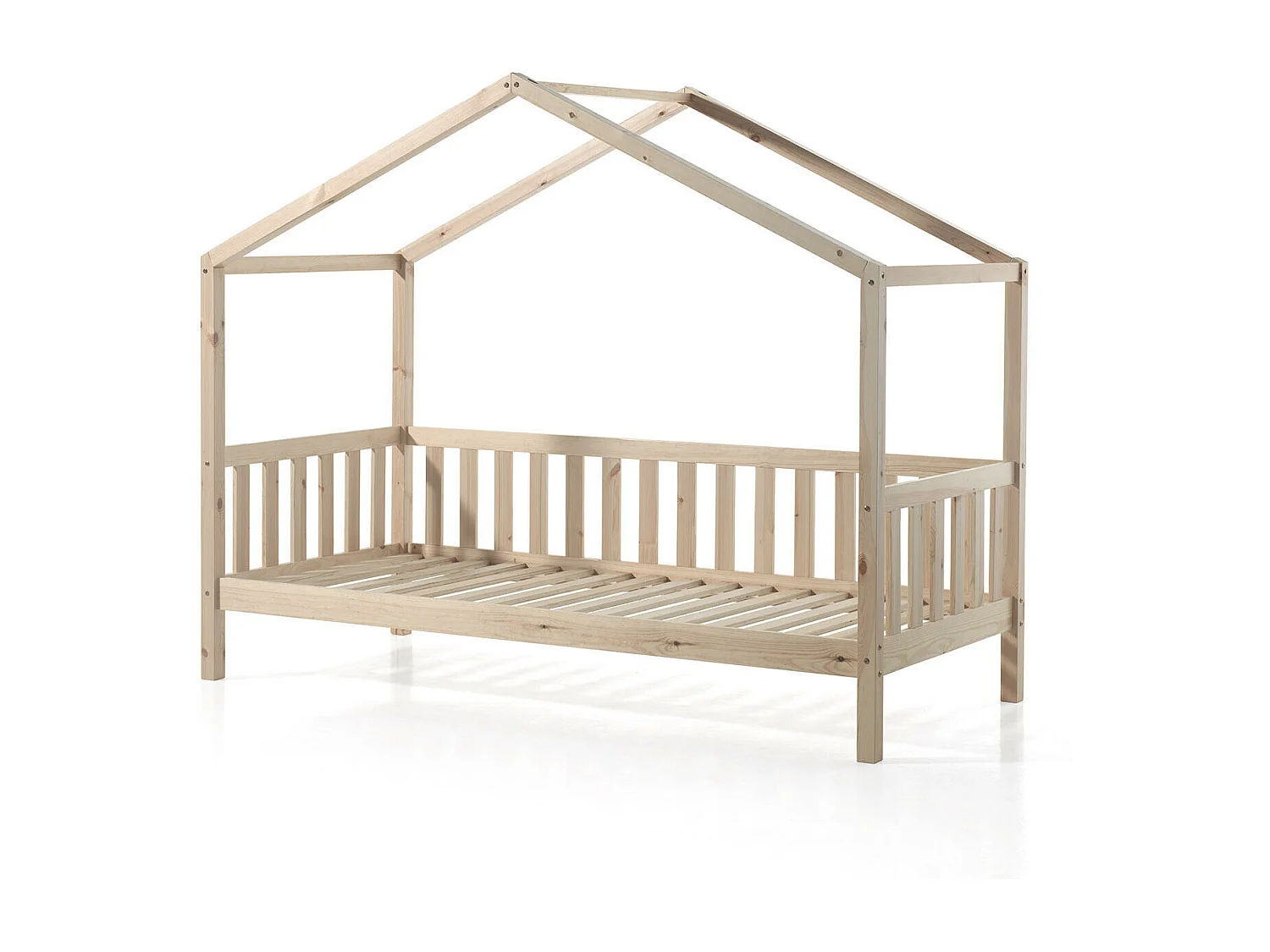Lit Cabane DALLAS HB005 97x211x170 Clair naturel