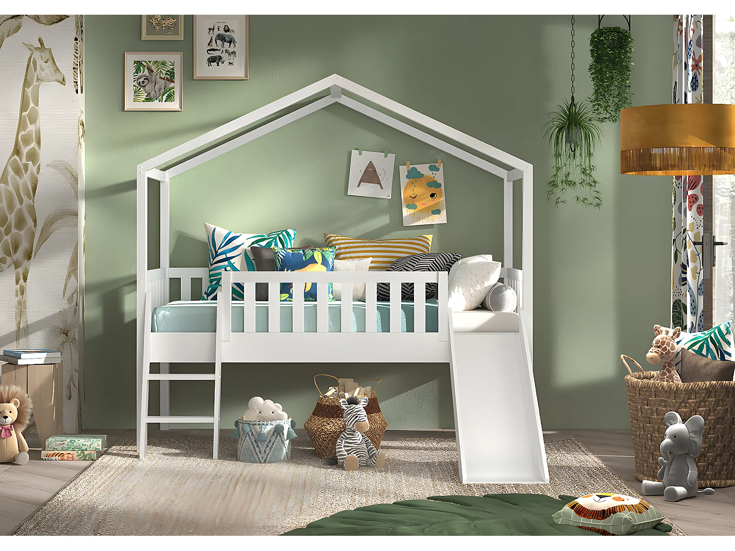 Huisbed DALLAS HB005 192x209x202 Wit