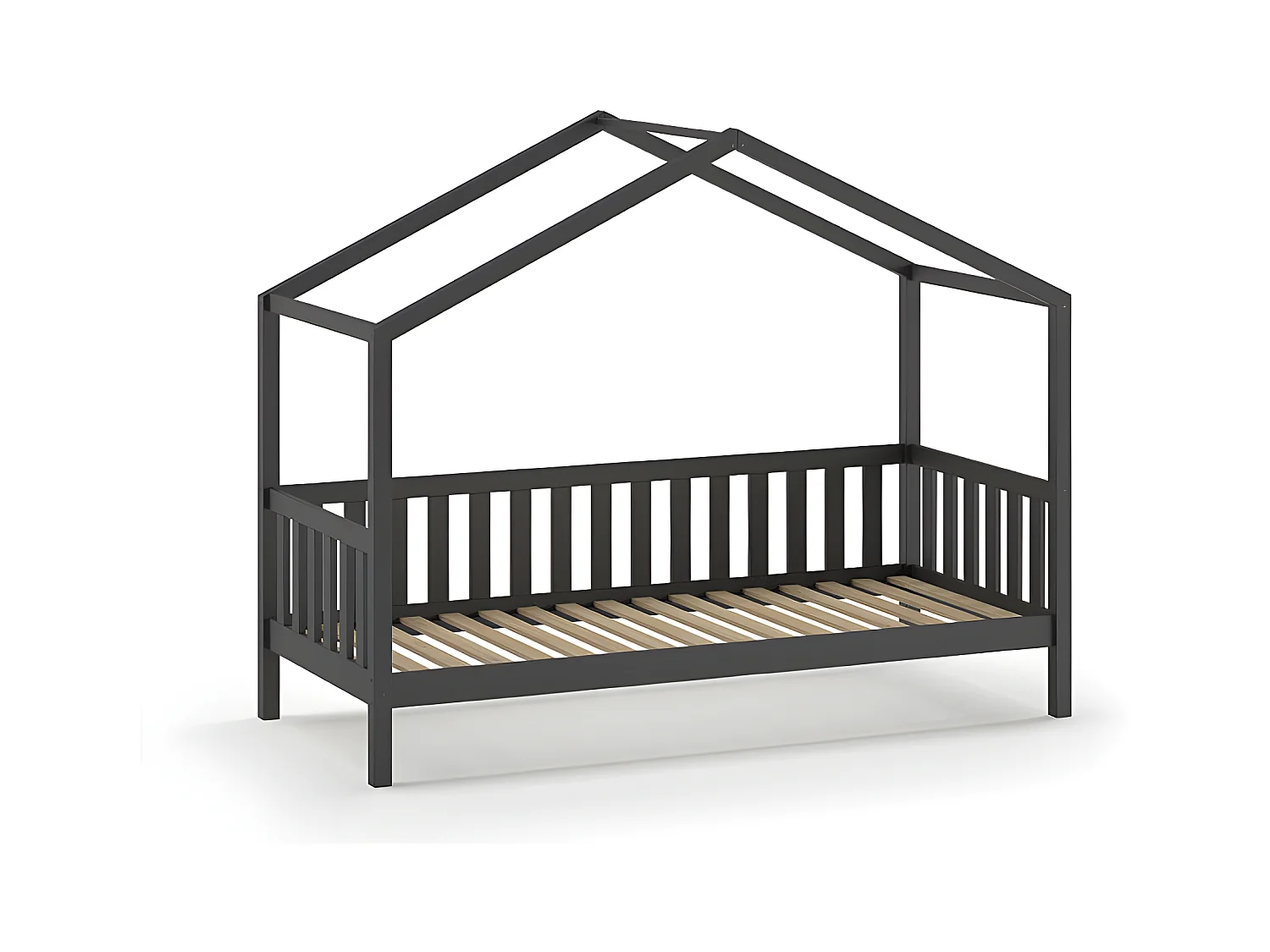 Lit Cabane DALLAS HB005 97x211x170 Graphite