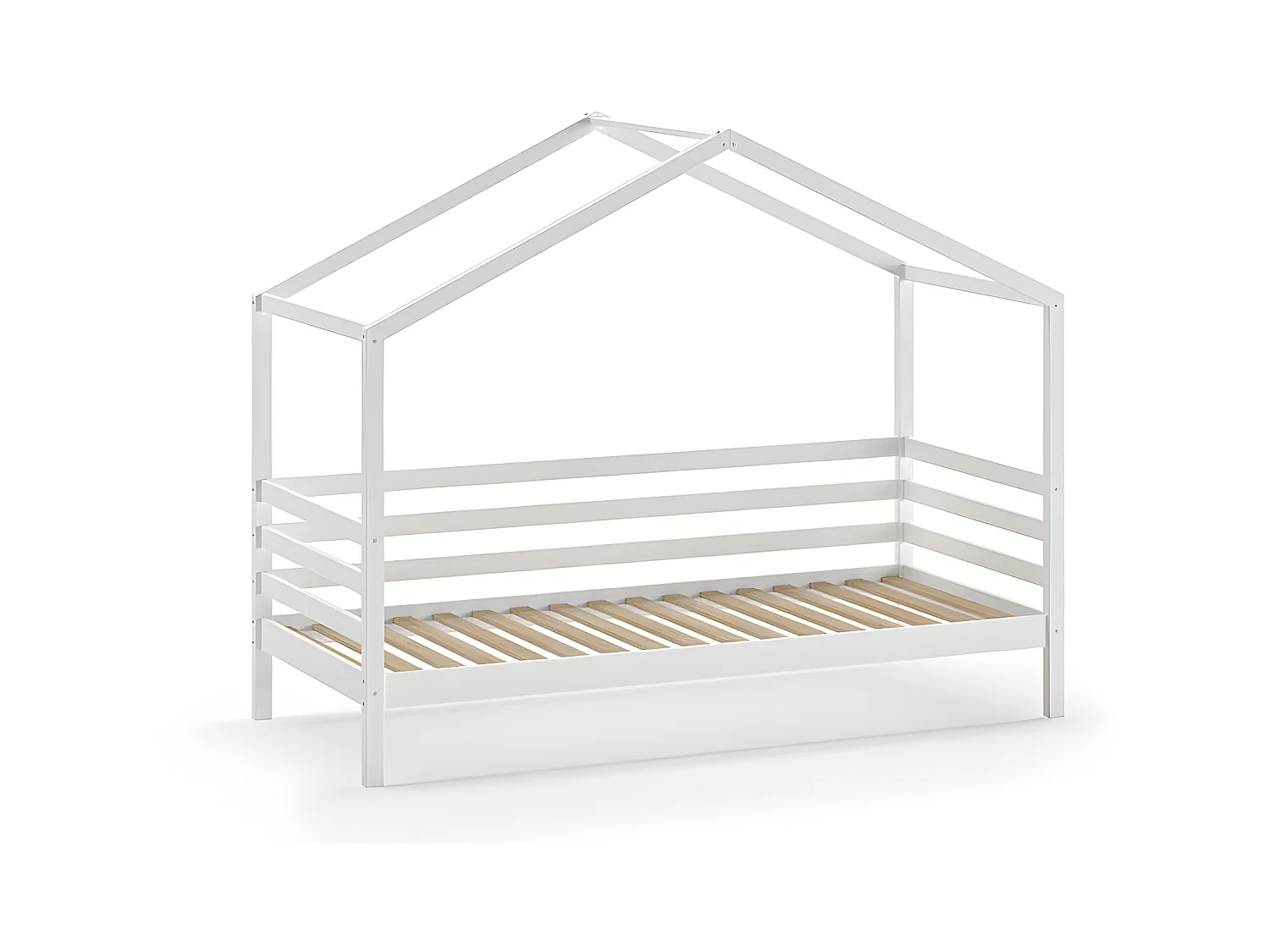 Letto Capanna PL HB005 96x210x170 Bianco