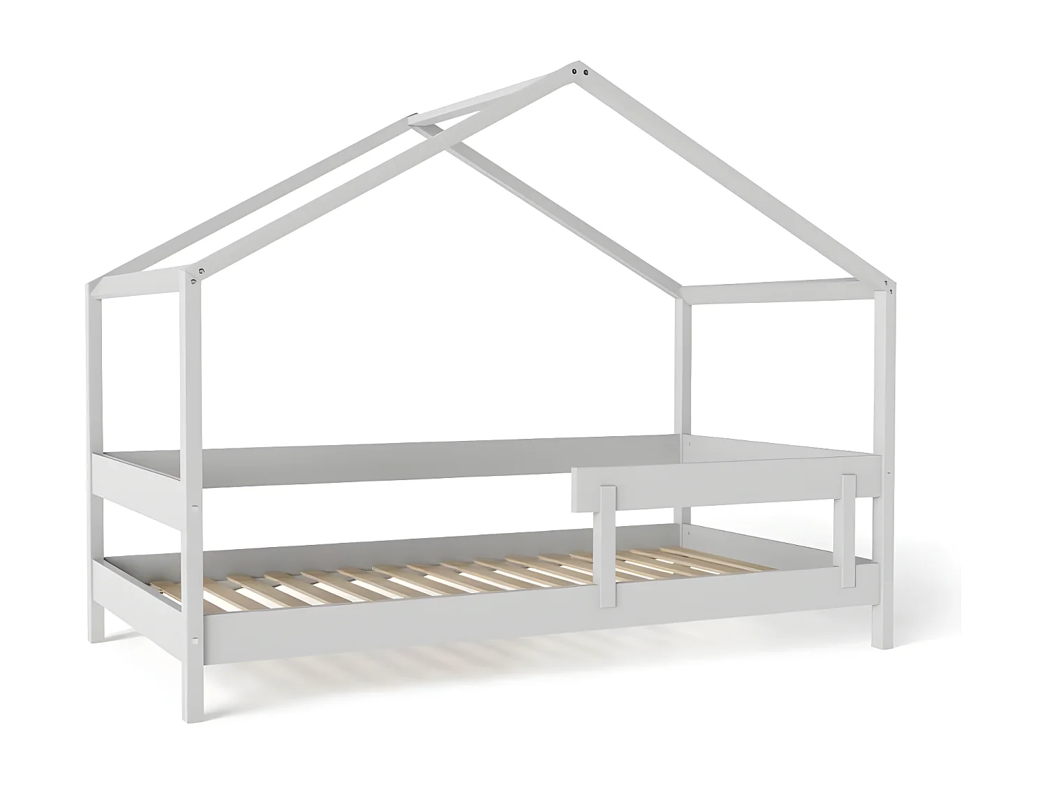 Hausbett HYTTE HB001 89x169x135 Hellgrau