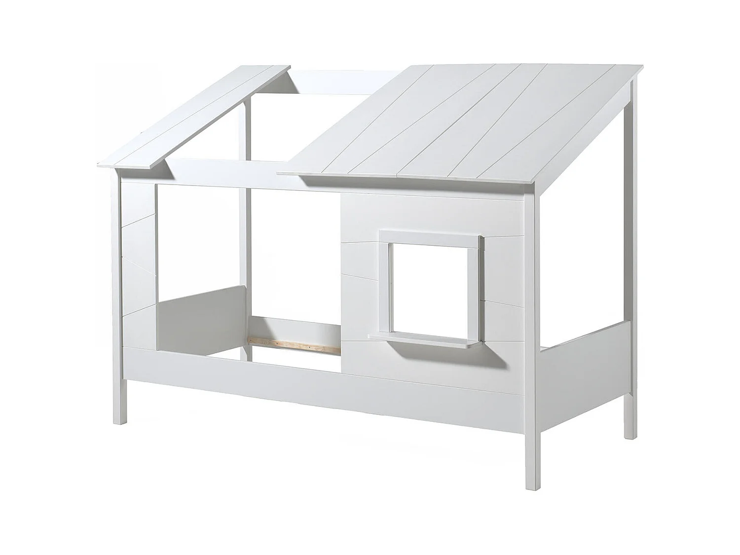 Lit Cabane HOUSEBED HB005 106x214x159 Blanc