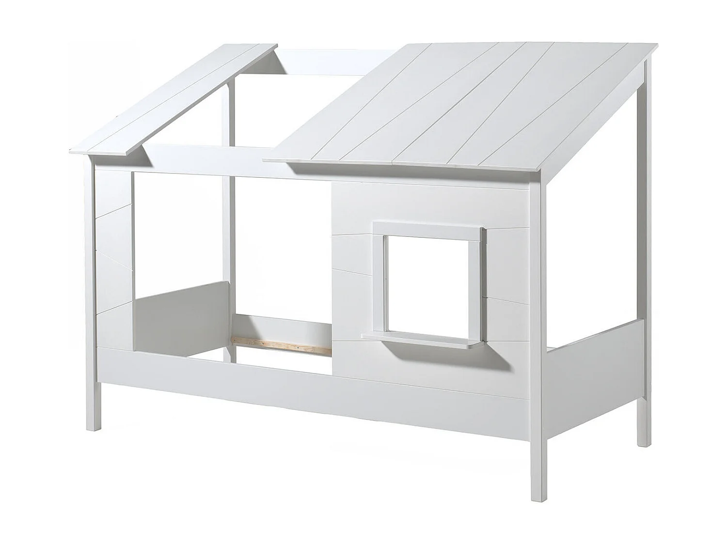 Lit Cabane HOUSEBED HB005 106x214x159 Blanc
