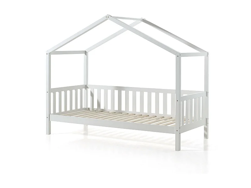 Letto Capanna DALLAS HB005 97x211x170 Bianco