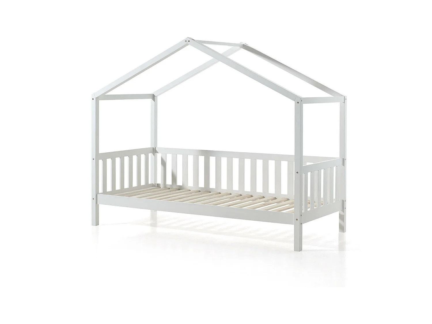 Lit Cabane DALLAS HB005 97x211x170 Blanc