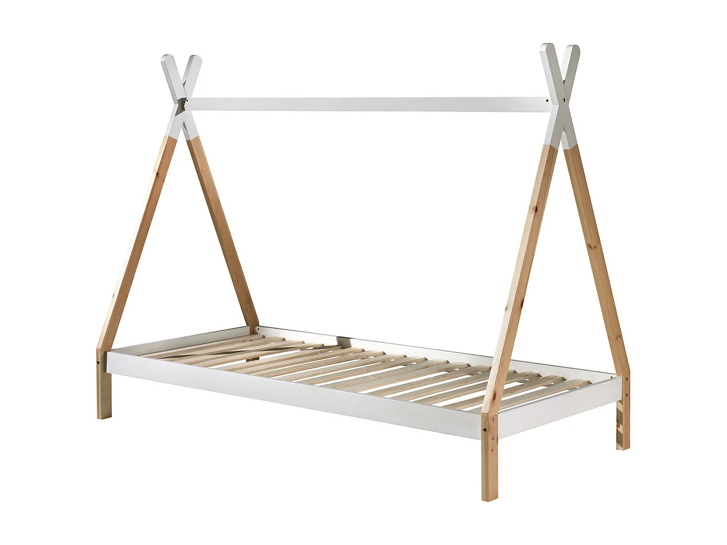 Letto Capanna TIPI HB005 98x206x158 Bianco