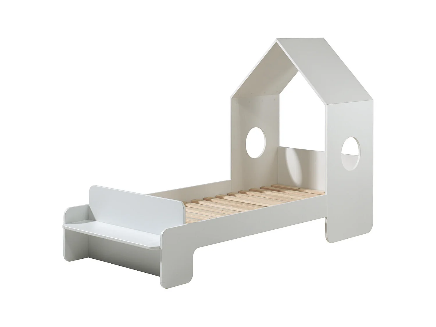 Hausbett CASAMI HB005 94x230x143 Weiß