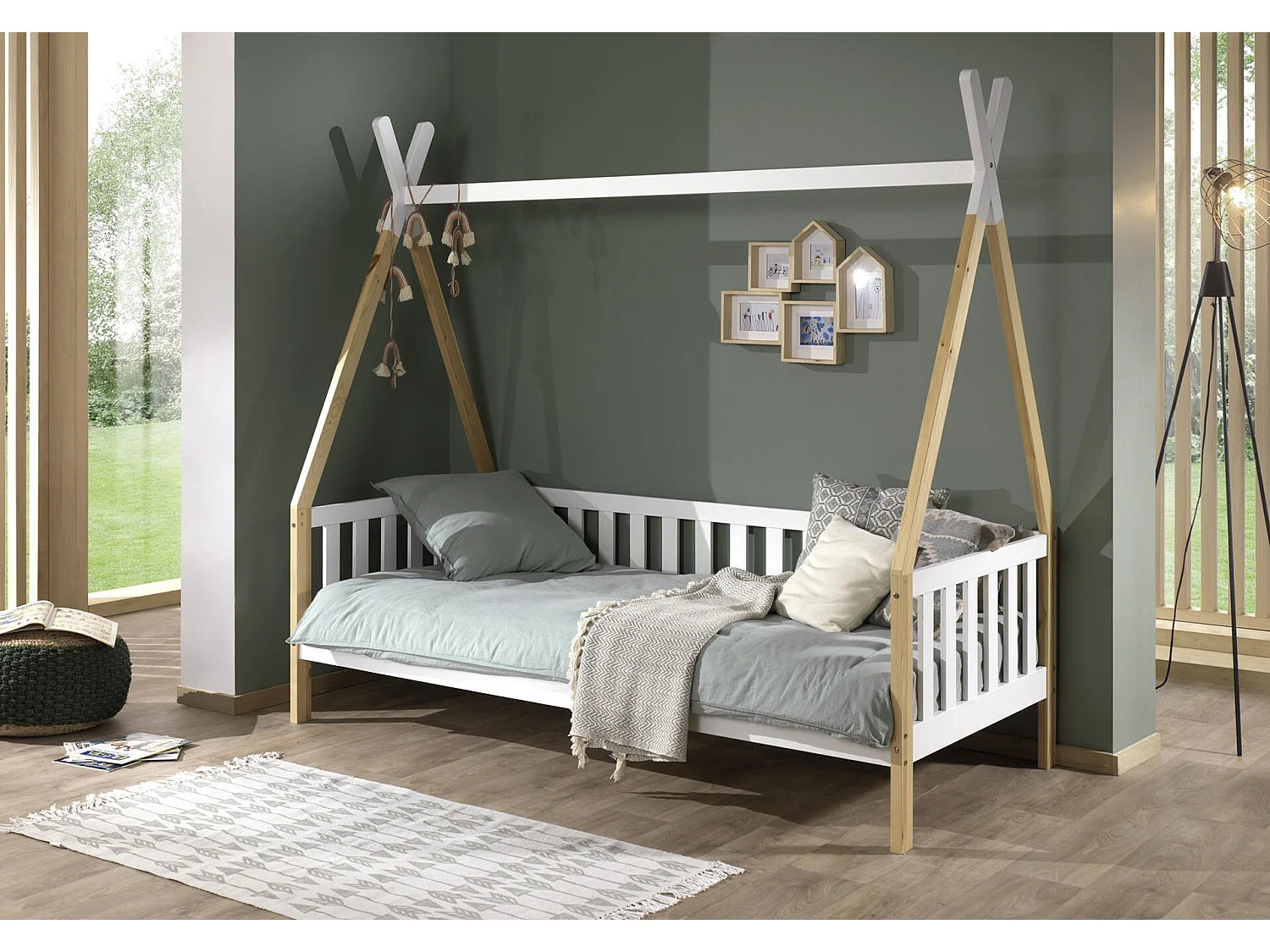 Huisbed TIPI HB005 96x206x189 Wit