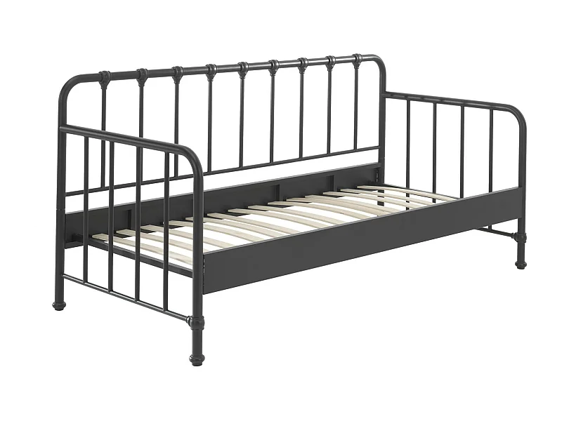 Bed BRONXX KSB005 99x208x106 Zwart