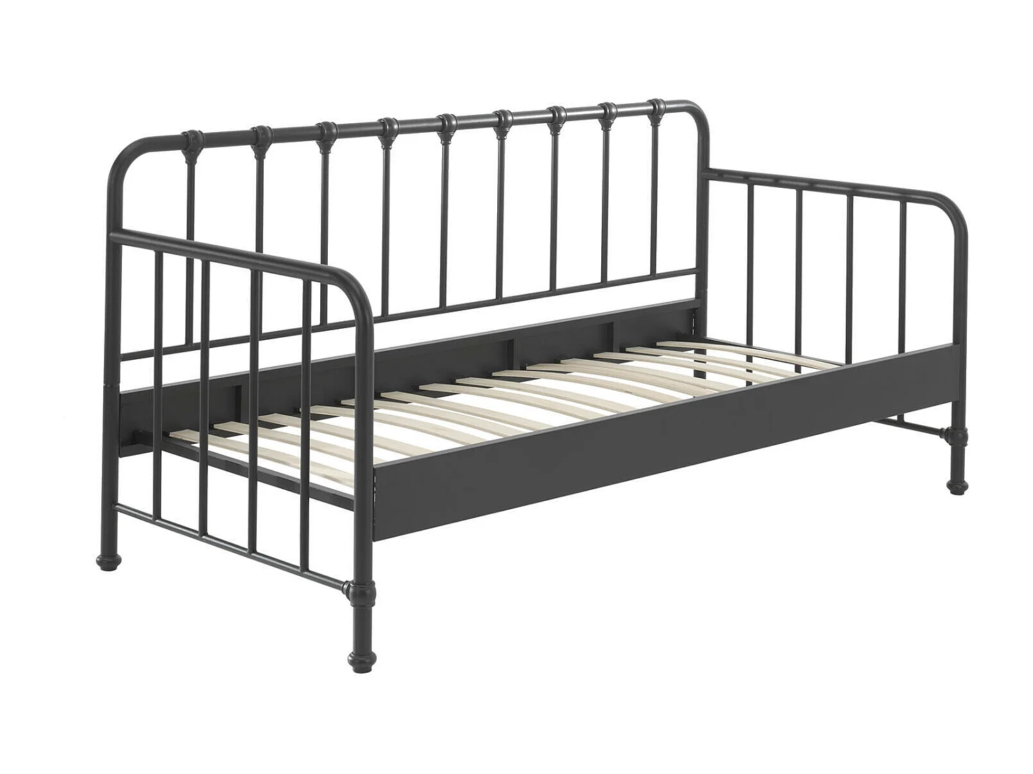 Bed BRONXX KSB005 99x208x106 Zwart