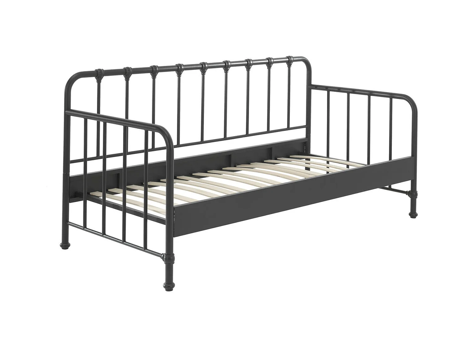 Bed BRONXX KSB005 99x208x106 Zwart
