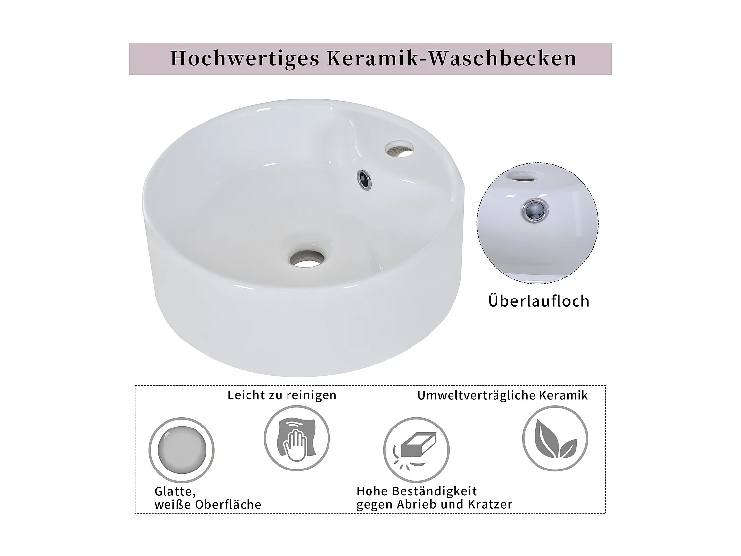 Móvel lavatório suspenso com prateleira de arrumação e uma porta - lavatório embutido - 50 x 50 x 47 cm - Madeira MDF - roxo