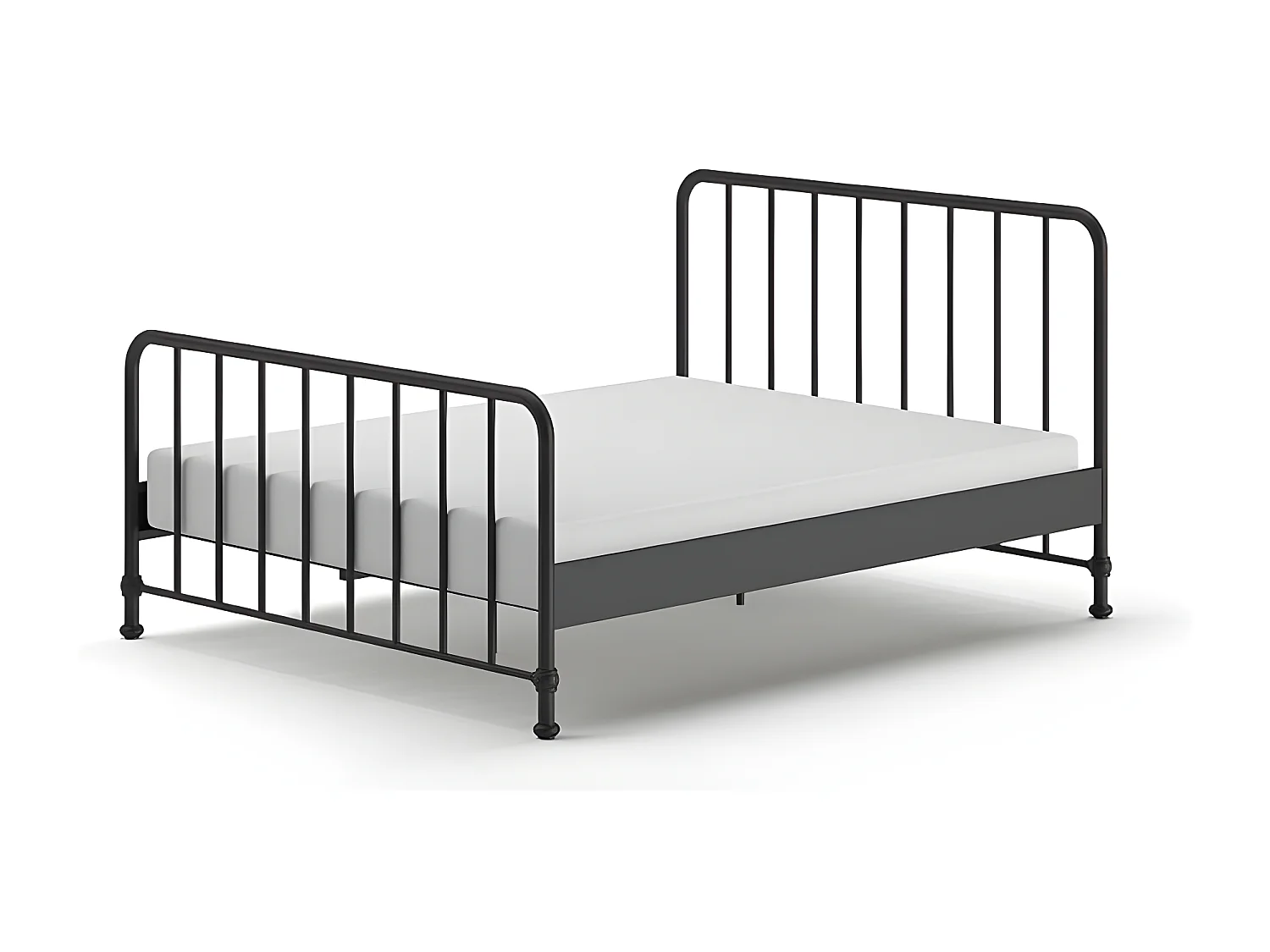 Bed BRONXX BF010 160x200 cm Zwart