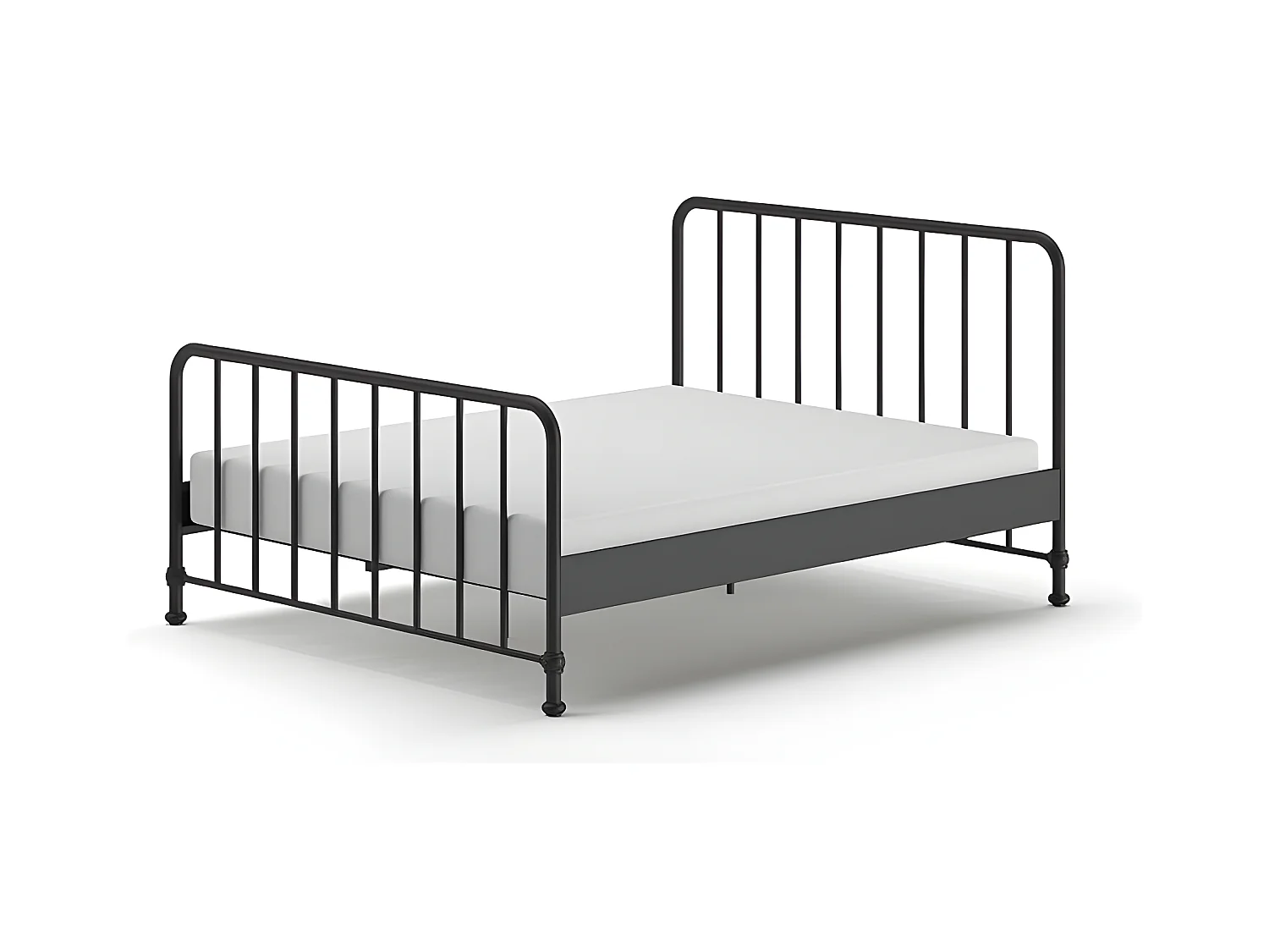 Cadre de lit BRONXX BF010 160x200 cm Noir