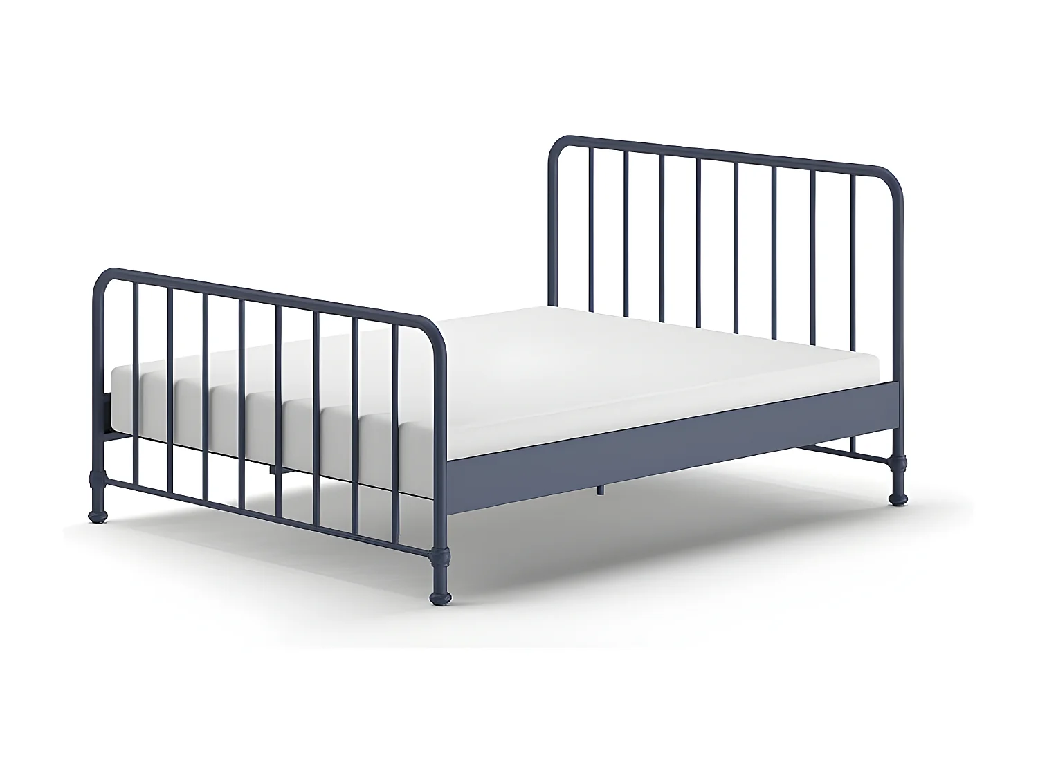 Cadre de lit BRONXX BF010 160x200 cm Bleu