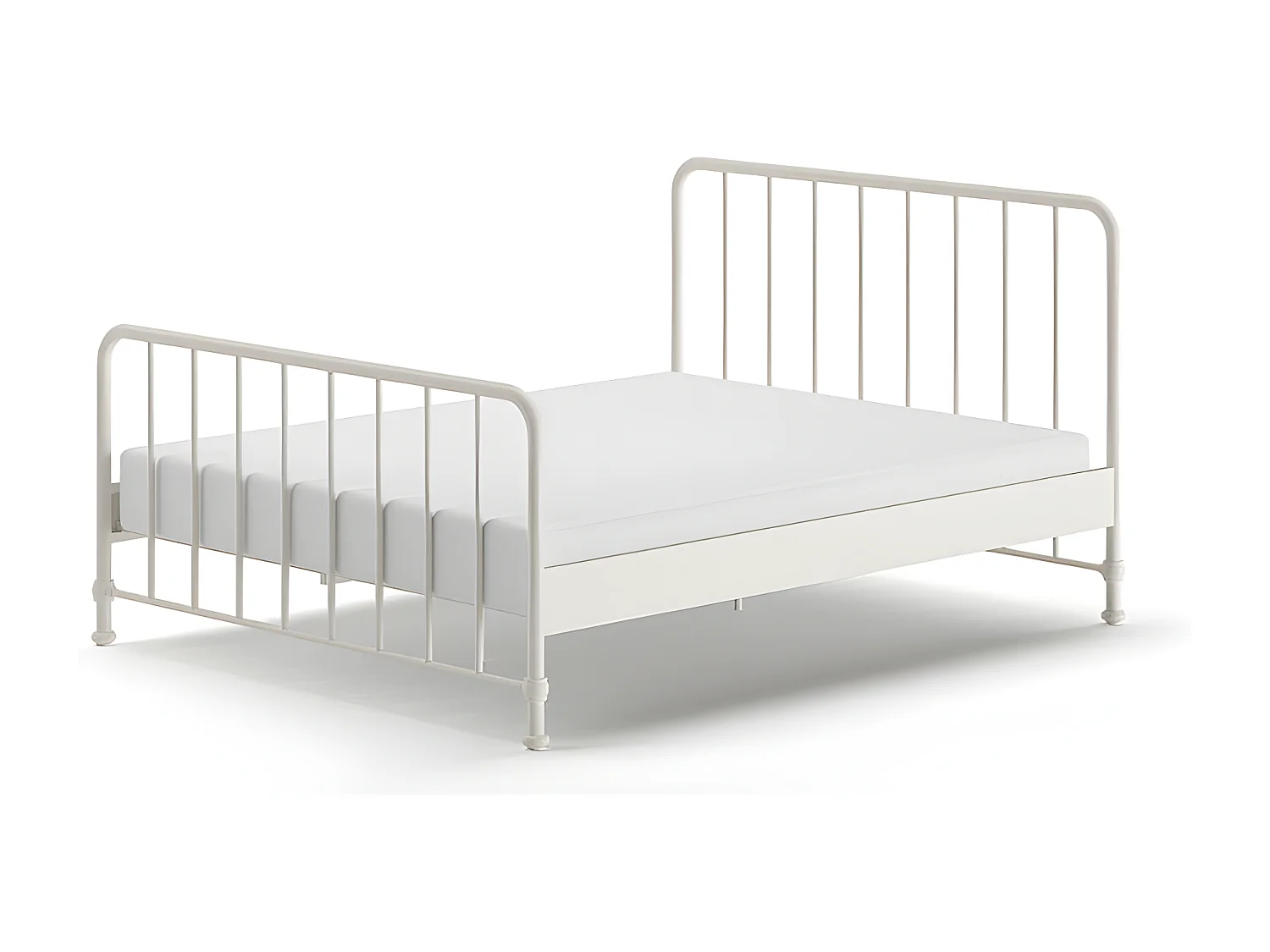 Bed BRONXX BF010 160x200 cm Wit
