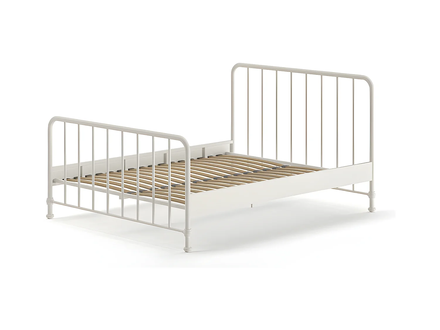 Cadre de lit BRONXX BF010 160x200 cm Blanc