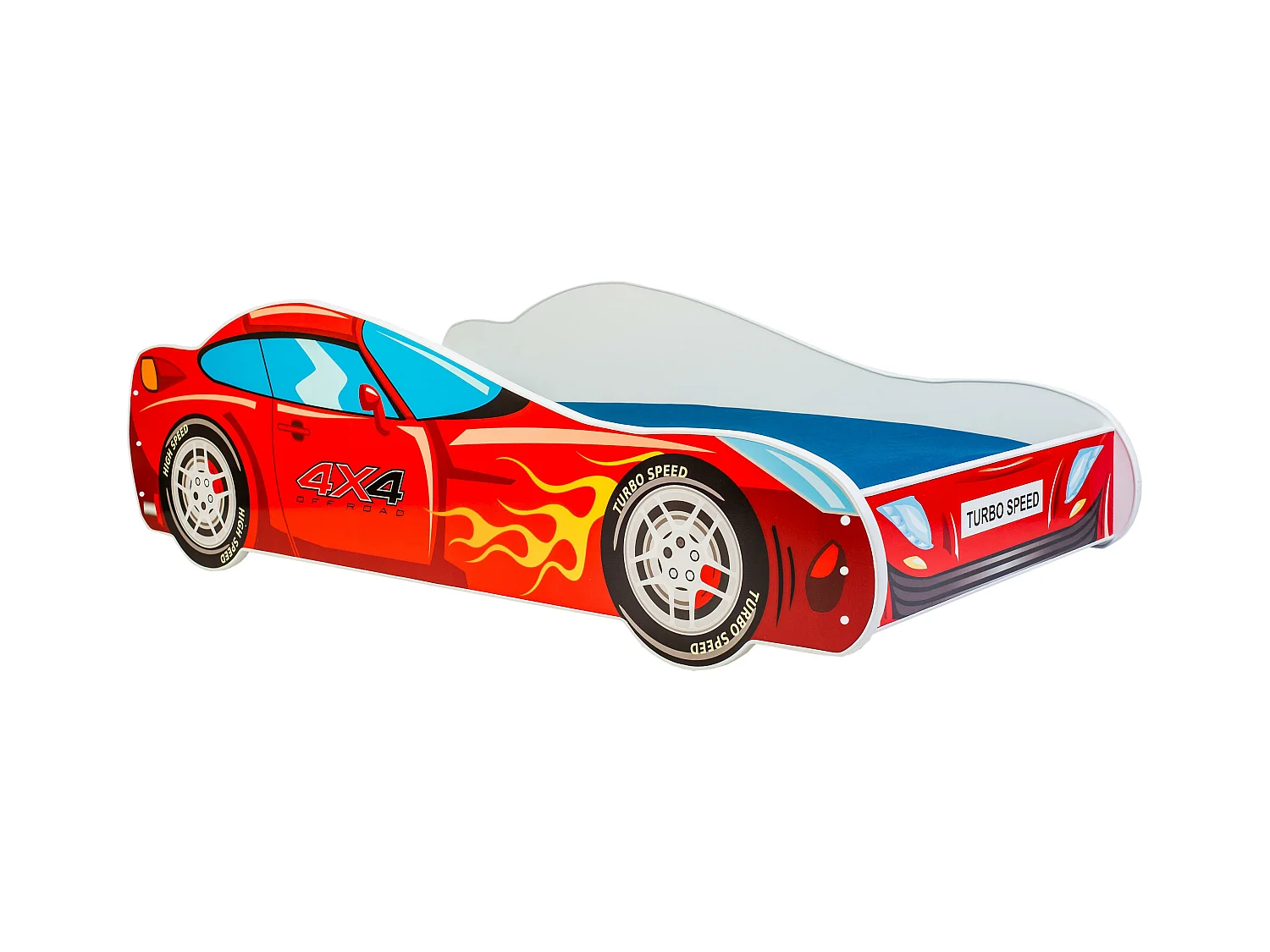 Lit Enfant CAR KSB001 84x165x49 Rouge