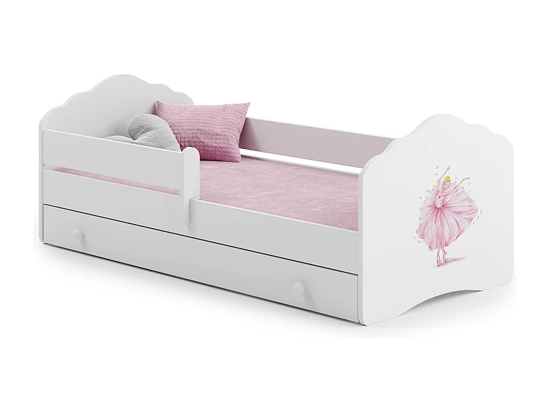 Letto Singolo FALA KSB001 85x164x63 Bianco