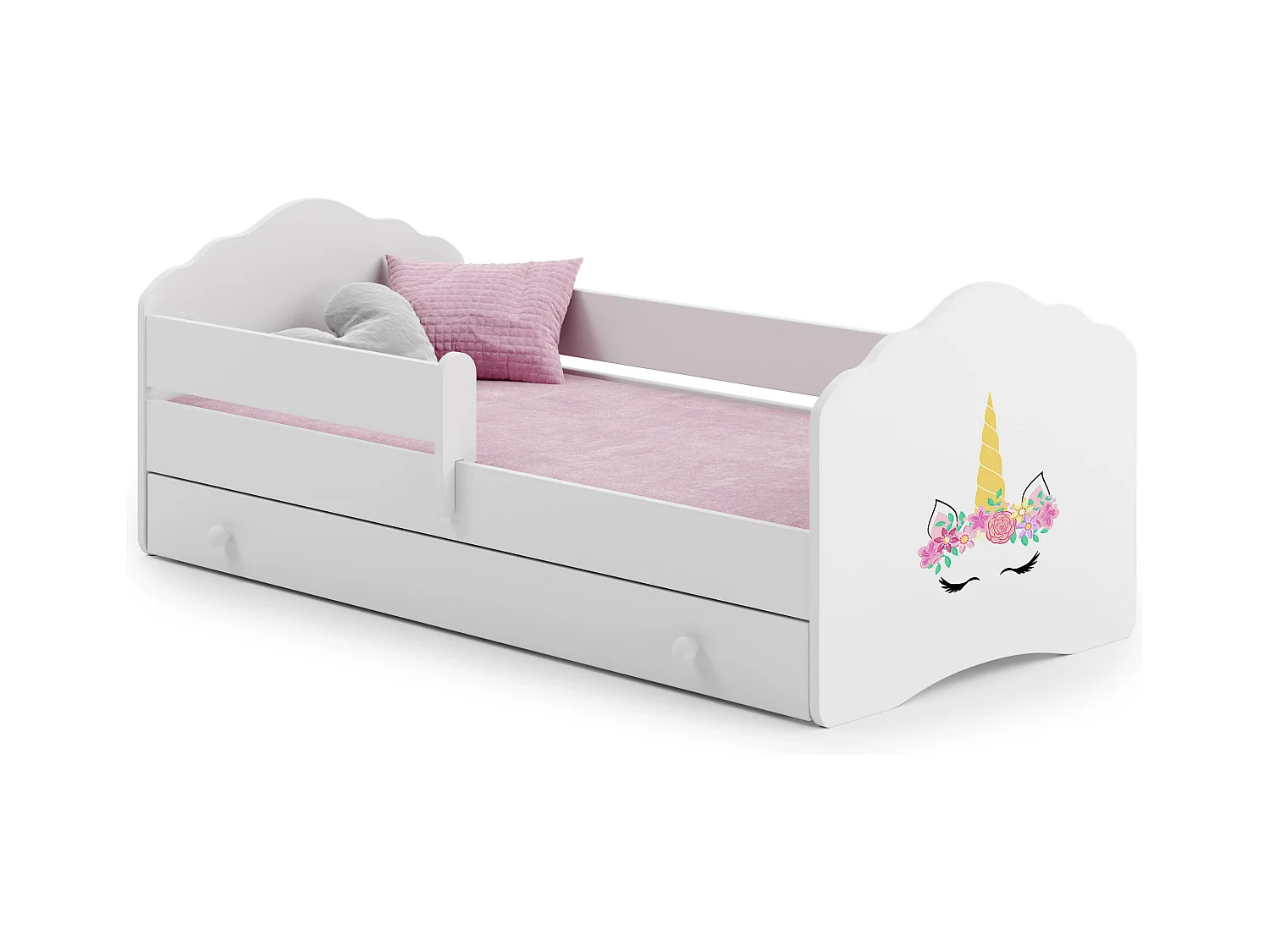 Letto Singolo FALA KSB001 85x164x63 Bianco