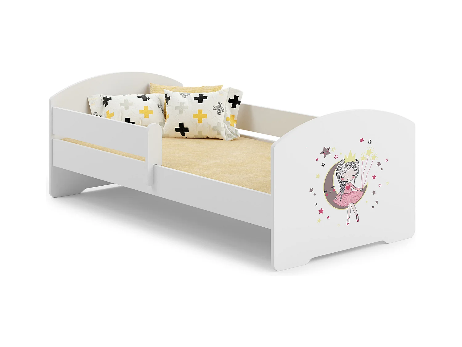 Letto Singolo LUK KSB001 85x164x63 Bianco