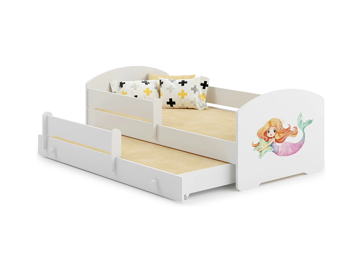 Kinderbett LUK KSB001 85x164x63 Weiß