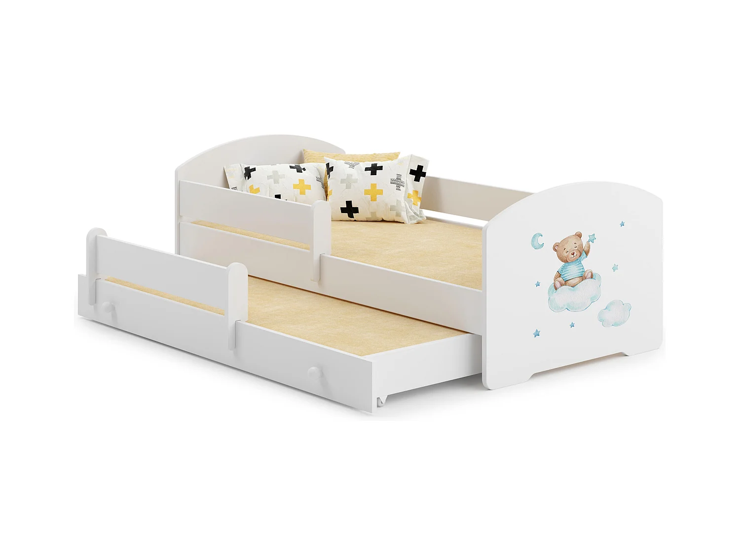 Kinderbett LUK KSB001 85x164x63 Weiß