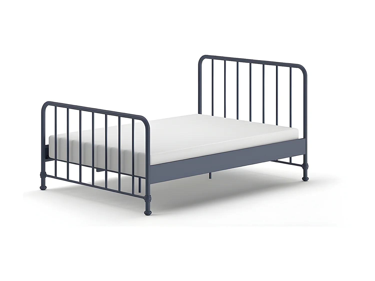 Cadre de lit BRONXX BF009 140x200 cm Bleu