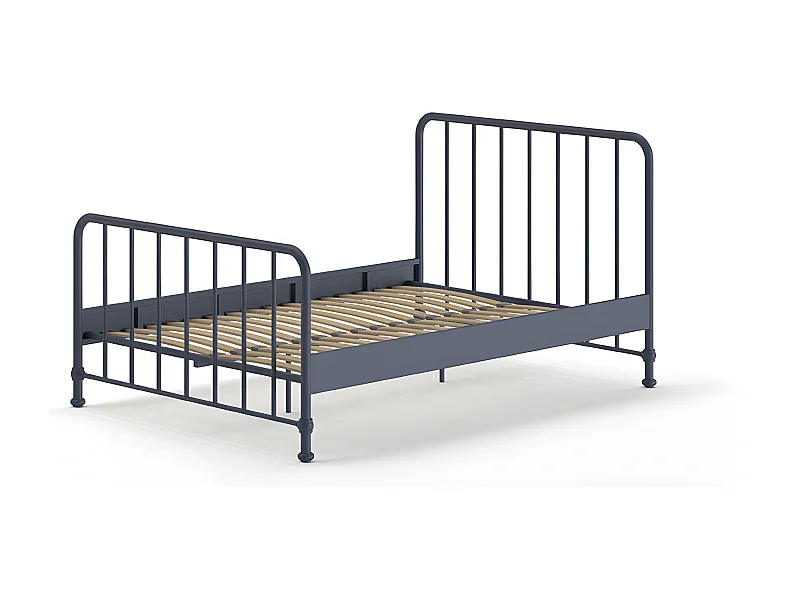 Letto BRONXX BF009 140x200 cm Blu