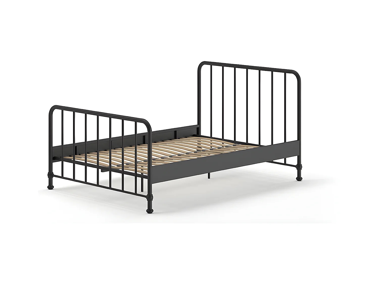 Bed BRONXX BF009 140x200 cm Zwart