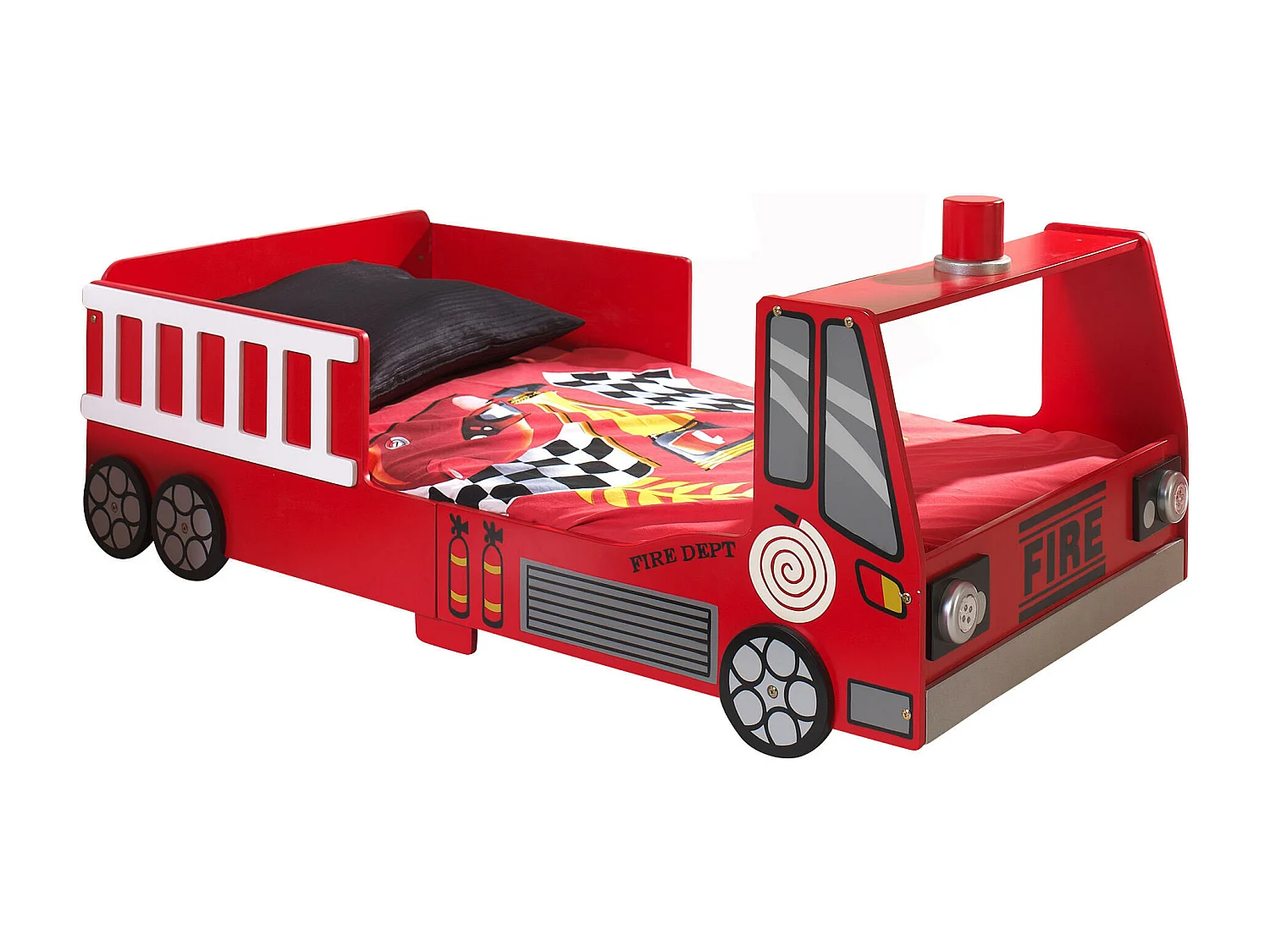 Kinderbett AUTO KSB015 77x147x61 Rot