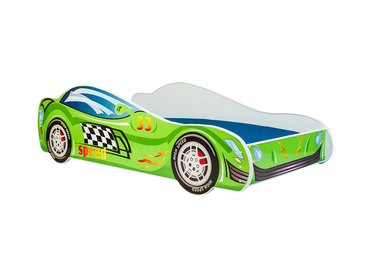 Lit Enfant CAR KSB015 74x150x44 Vert