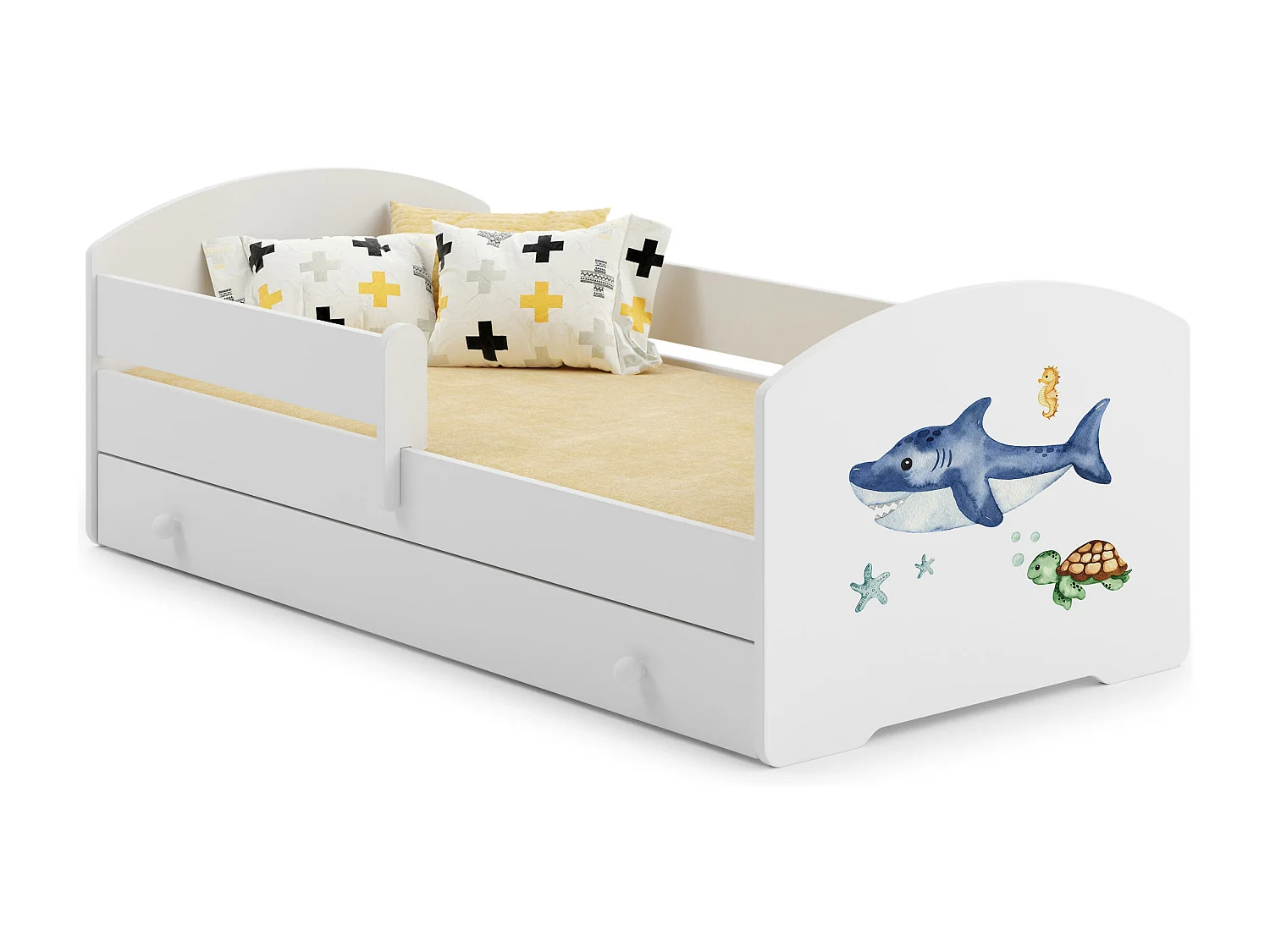 Cama Infantil LUK KSB015 77x144x56 Blanco