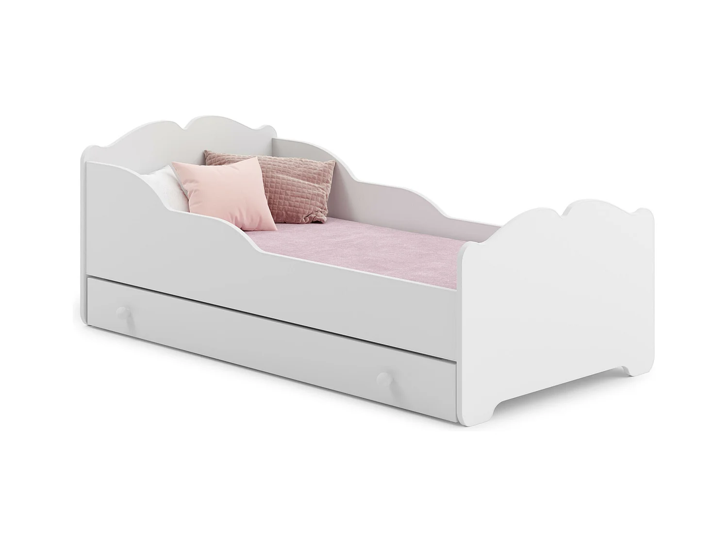 Lit Enfant ANNA KSB015 75x144x63 Blanc