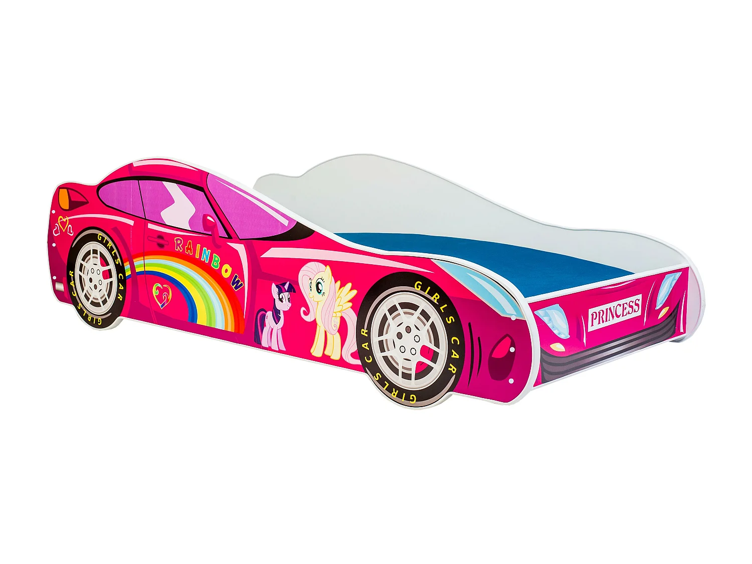 Lit Enfant CAR KSB015 74x150x44 Rose