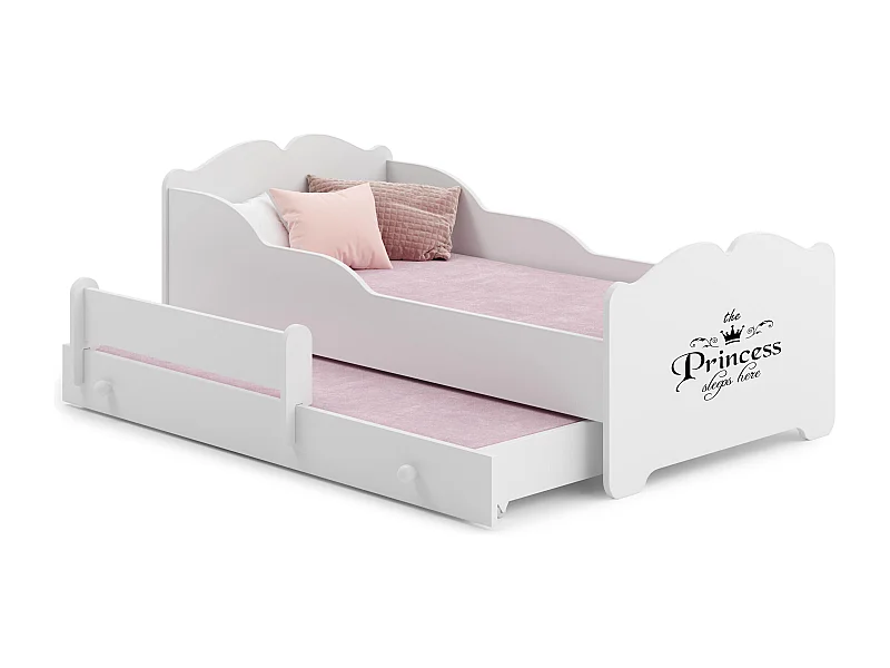 Bed ANNA KSB001 85x164x63 Wit