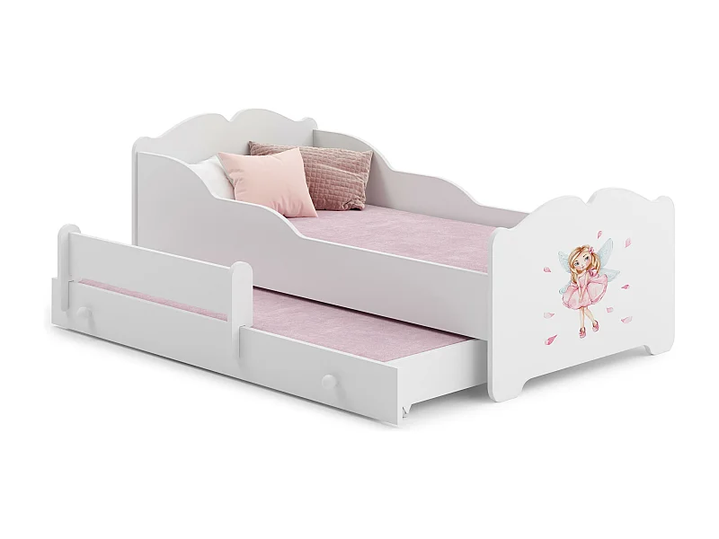 Bed ANNA KSB001 85x164x63 Wit