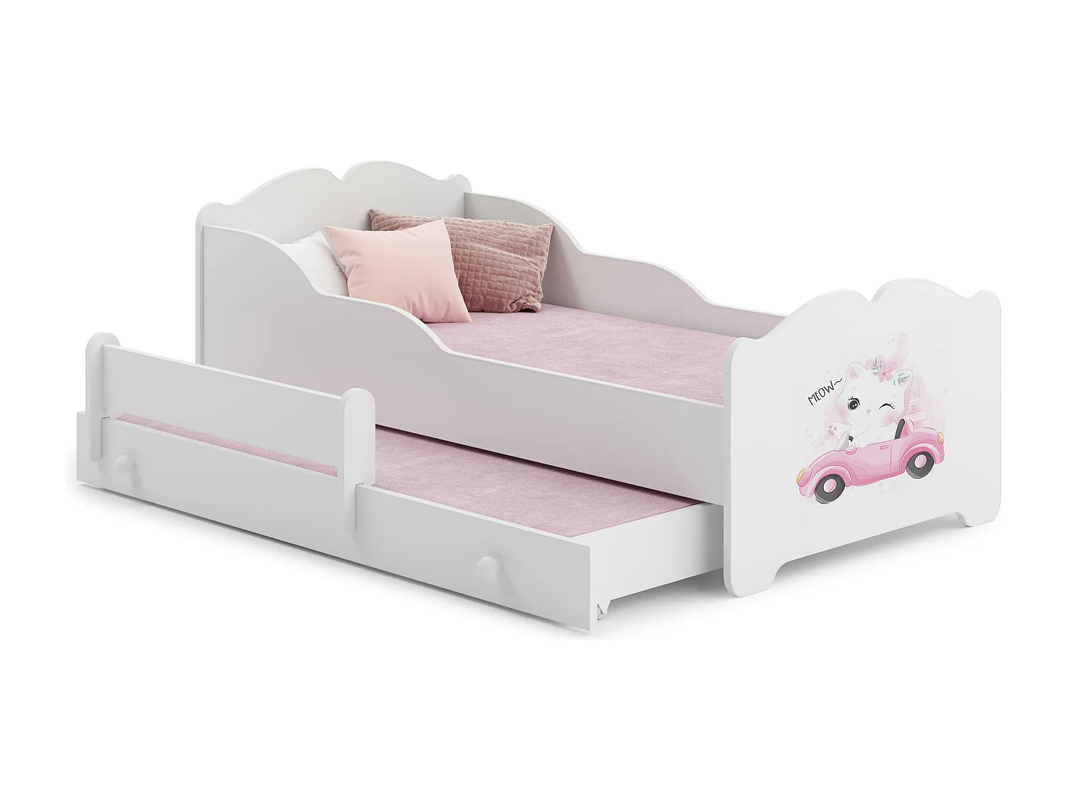 Lit Enfant ANNA KSB001 85x164x63 Blanc