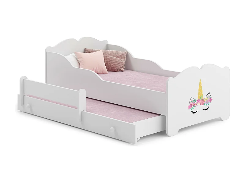 Bed ANNA KSB001 85x164x63 Wit