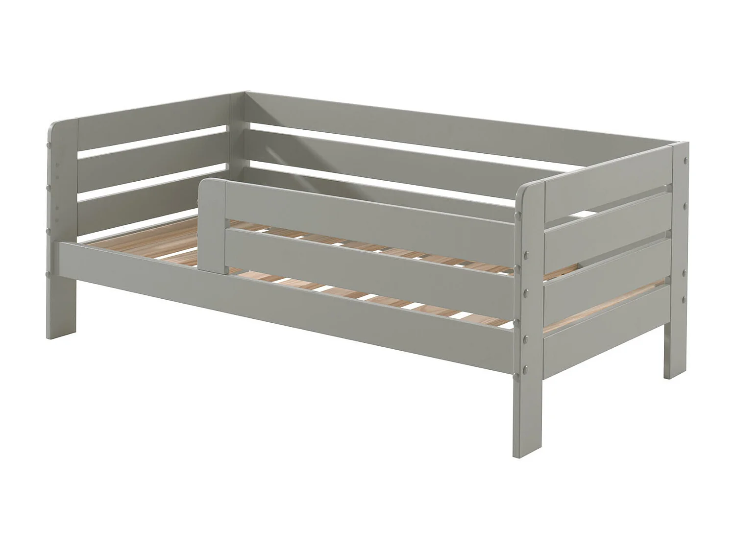 Kinderbett PEUTERBED KSB015 76x144x56 Grau
