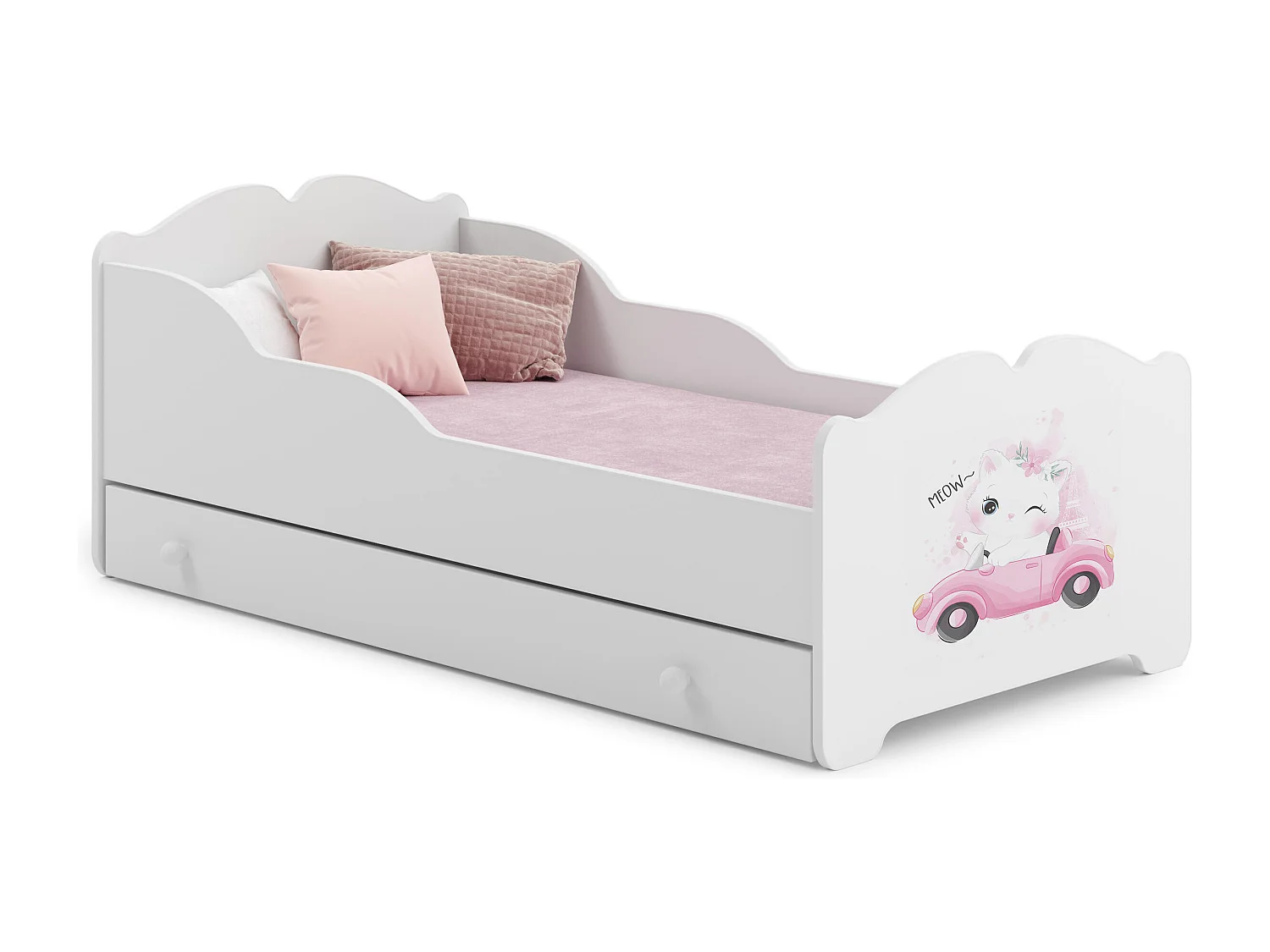 Cama Infantil ANNA KSB015 75x144x63 Blanco