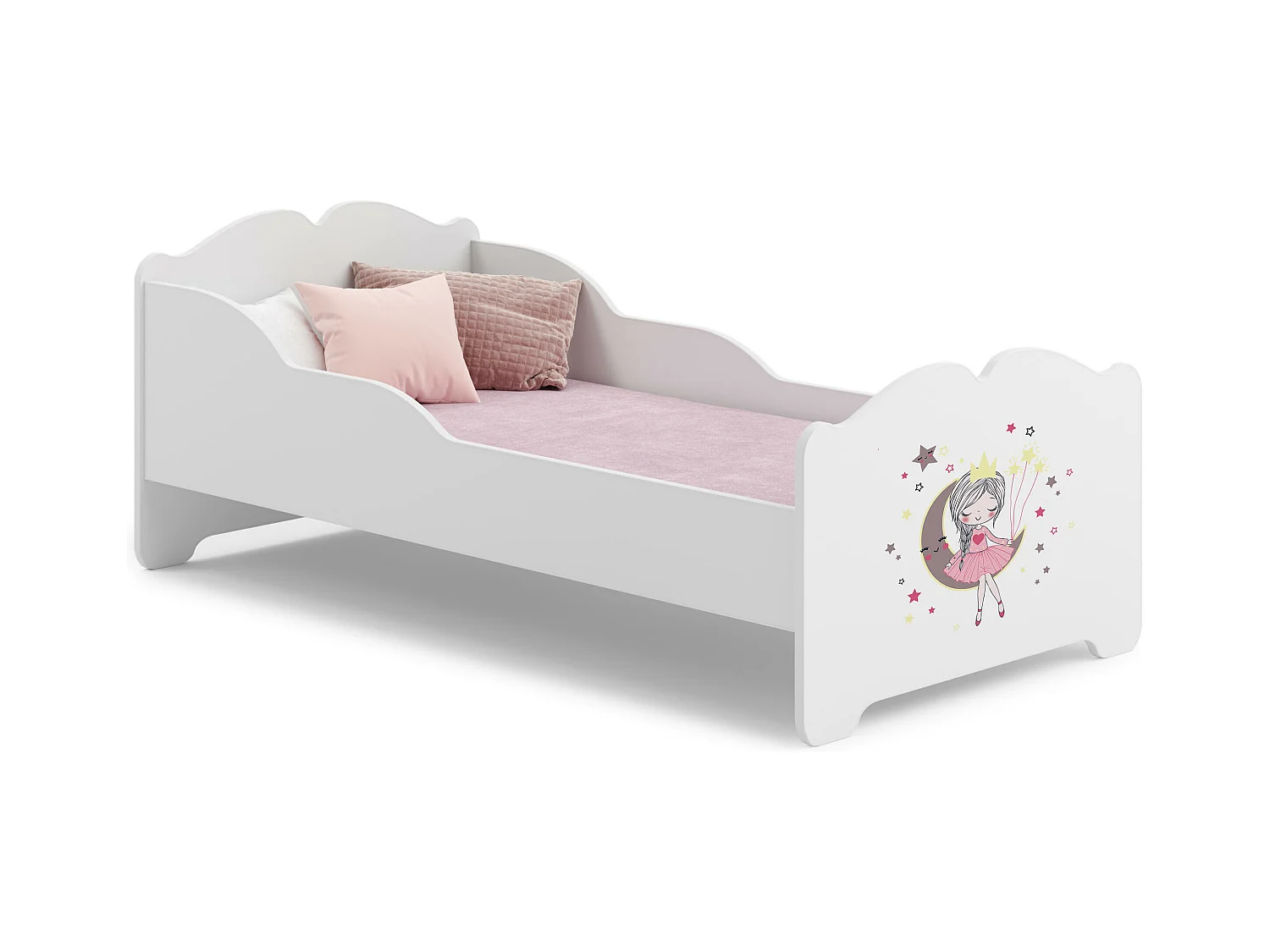 Lit Enfant ANNA KSB015 75x144x63 Blanc