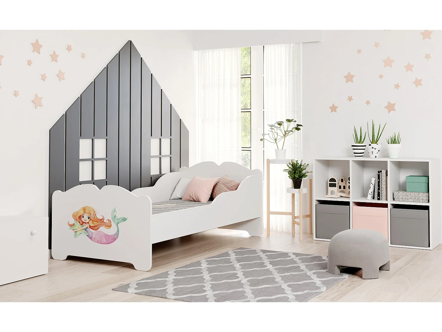 Cama Infantil ANNA KSB015 75x144x63 Blanco