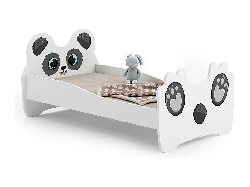 Lit Enfant ANIMALS KSB001 90x164x70 Blanc