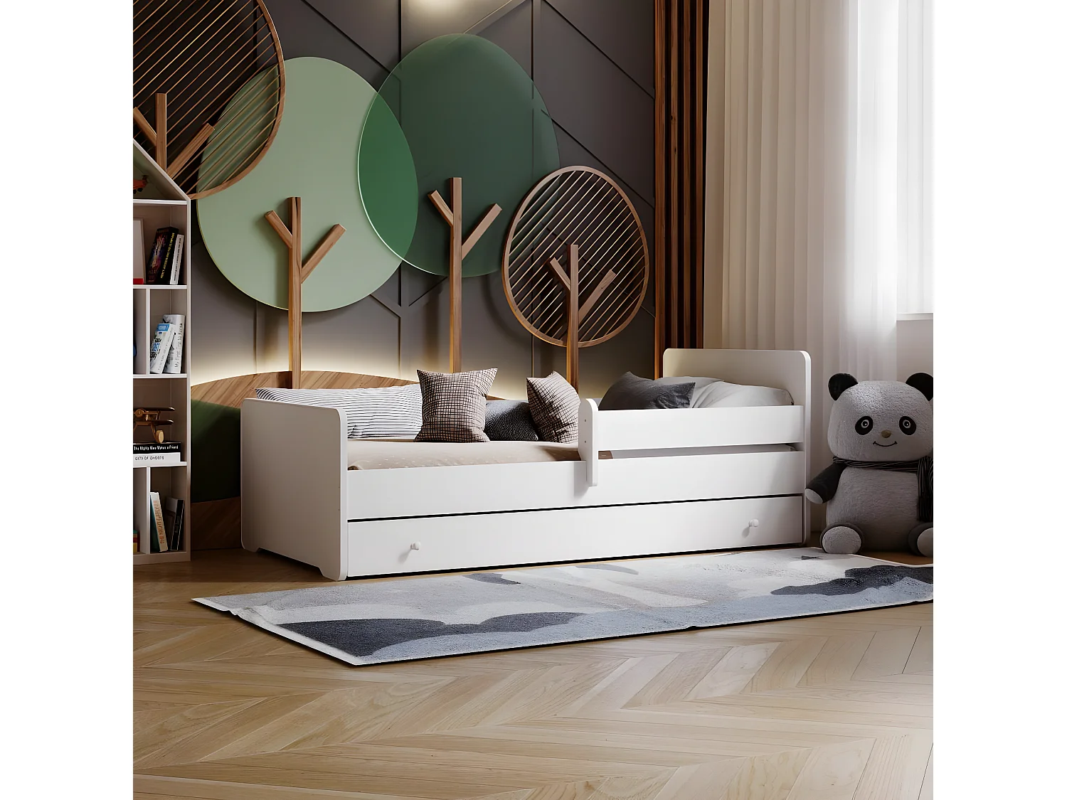 Lit Enfant MAX KSB015 77x144x56 Blanc