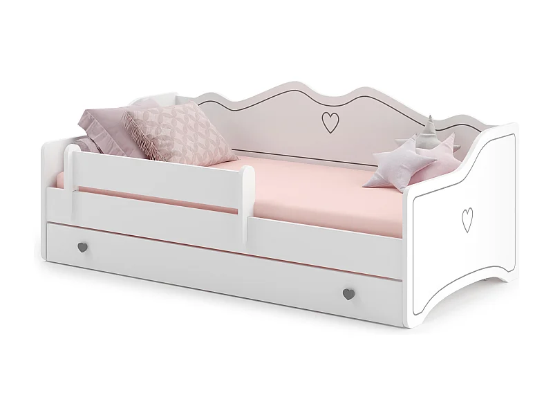Cama Infantil YOUTH KSB002 85x184x70 Blanco