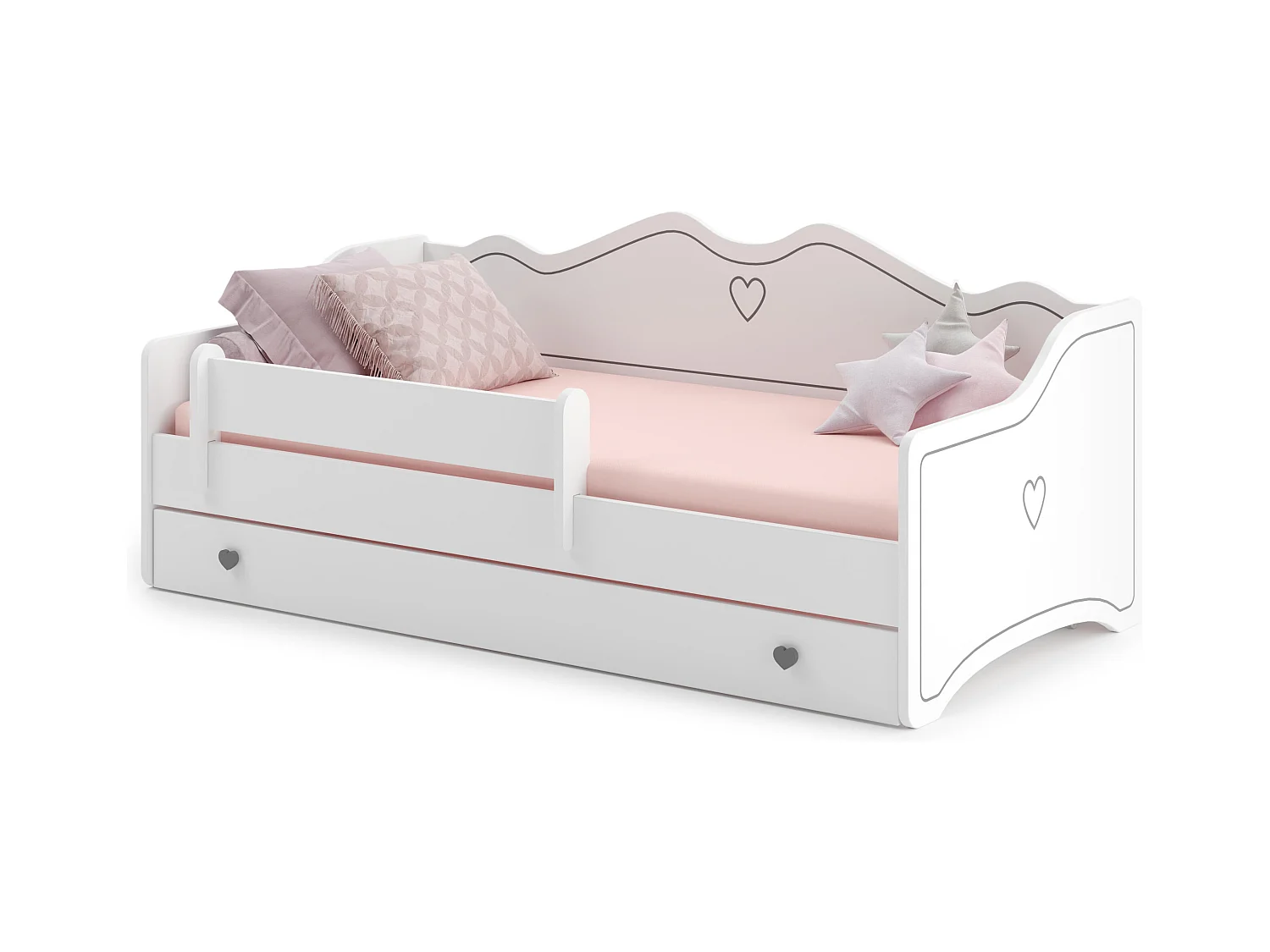 Bed YOUTH KSB002 85x184x70 Wit