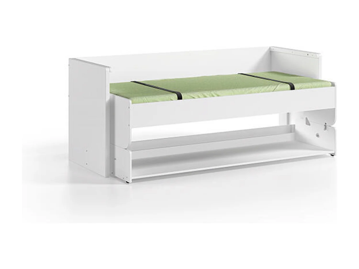 Cama de solteiro infantil DENVER KSB005 90x200 cm Branco